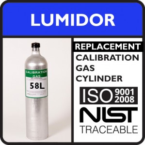 Lumidor GFV213 Replacement Calibration Gas - 25 PPM Ammonia (58 Liter)
