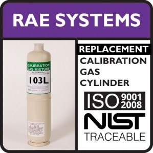 RAE Systems 600-0071-030 Replacement Calibration Gas - 20% by volume Methane (103 Liter)