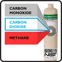 3 Gas Mix: Methane, Carbon Monoxide, Carbon Dioxide, Balance Nitrogen