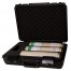 Hard plastic carrying case to hold  three 58L aluminum or 103L steel cylinders.