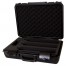 Hard plastic carrying case to hold  three 58L aluminum or 103L steel cylinders.