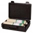 Hard plastic carrying case for two 17L or 34L cylinders.