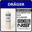 Draeger Replacement Calibration Gas - 50 PPM Carbon Monoxide (34 Liter)
