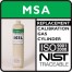 MSA Replacement Calibration Gas - 6.6% by volume Methane (103 Liter)