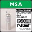 MSA Replacement Calibration Gas - 35 PPM Hydrogen Sulfide (Bump Gas)