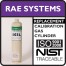 RAE Systems Replacement Calibration Gas - 20% by volume Methane (103 Liter)