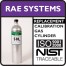 RAE Systems Replacement Calibration Gas - 50 PPM Ammonia (58 Liter)