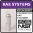 RAE Systems Replacement - 50 PPM Hydrogen Sulfide, 100 PPM Carbon Monoxide, 50% LEL Methane, 15% Oxygen, Balance Nitrogen (Bump Gas)